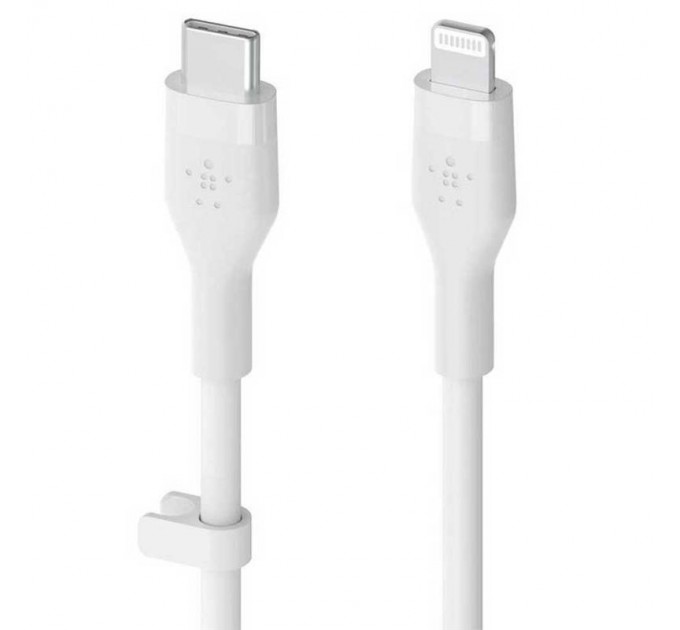 Belkin Кабель Belkin BoostCharge Flex USB Type-C - Lightning, 2 м, White (CAA009bt2MWH) OEM