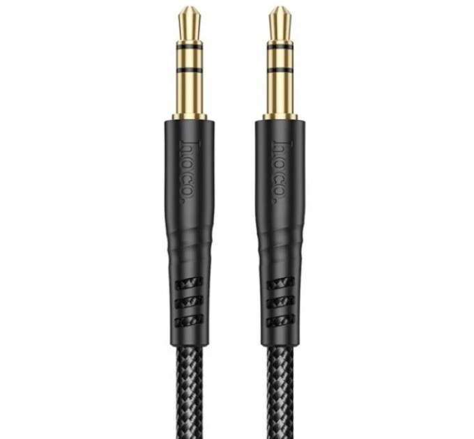 Аудіо-кабель Hoco UPA24 3.5мм - 3.5 мм (M/M), 1 м, Black (UPA241B)