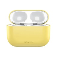Чохол Usams US-BH569A Silicon Ultrathin для Apple AirPods Pro Yellow (BH569AP03)