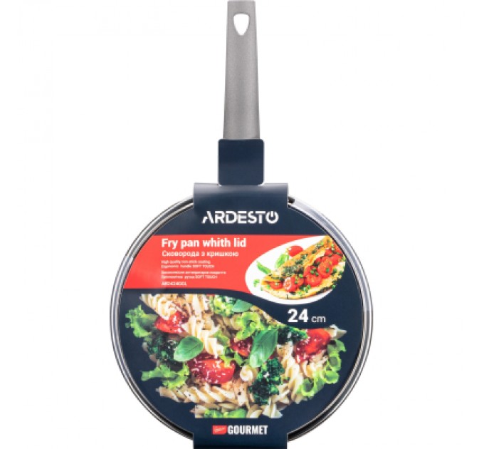 Ardesto Сковорода Ardesto Gemini Gourmet Apulia з кришкою 24 см (AR2424GGL)