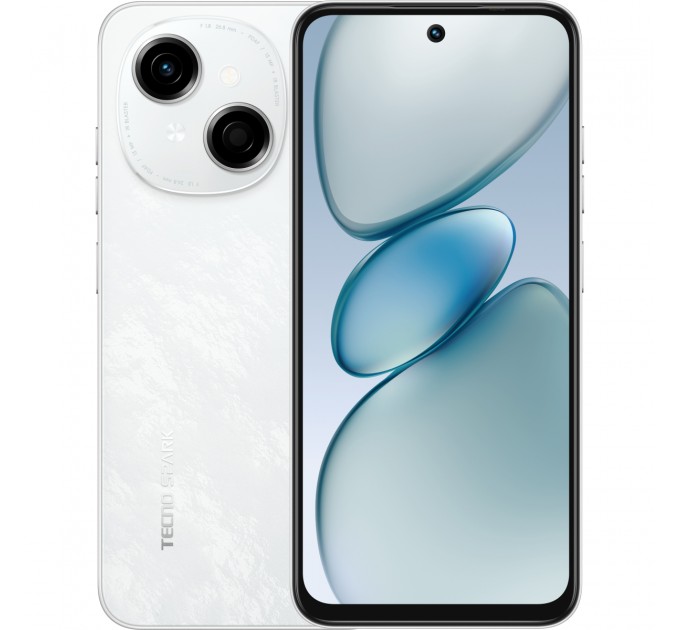 Tecno Смартфон Tecno Spark Go 1 (KL4) 3/64GB Glittery White (4894947036446)