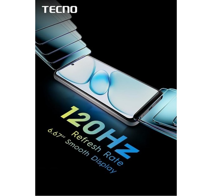 Tecno Смартфон Tecno Spark Go 1 (KL4) 3/64GB Glittery White (4894947036446)