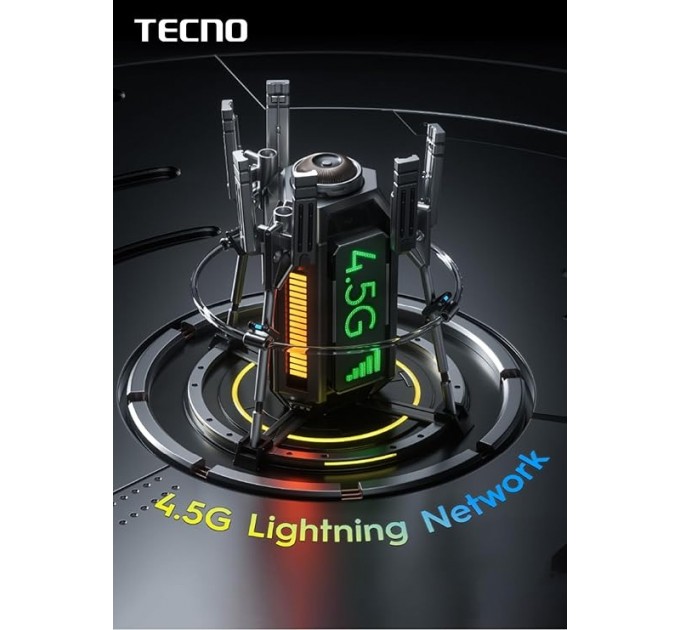 Tecno Смартфон Tecno Spark Go 1 (KL4) 3/64GB Startrail Black (4894947036422)