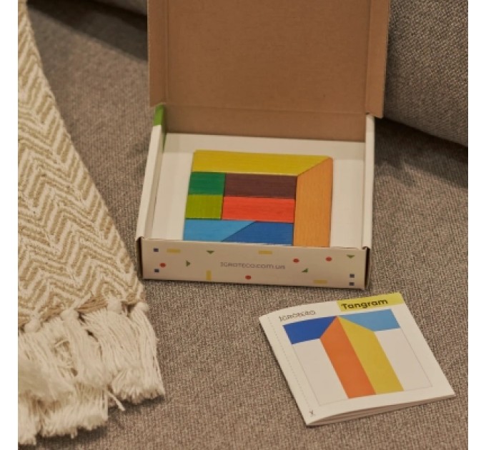 Ігротеко Розвиваюча іграшка Ігротеко Танграм 8 ел. + картки із завданнями (900446)