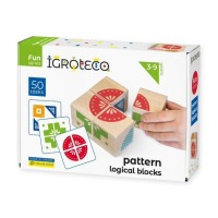 Розвиваюча іграшка Ігротеко Логічні кубики Склади візерунок (900477)