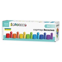 Розвиваюча іграшка Ігротеко Дерев'яний сортер Веселка (900712)