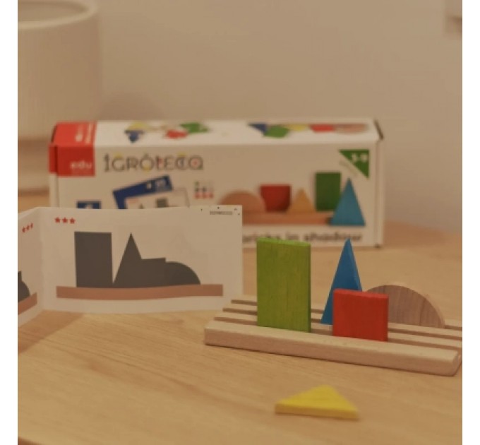 Ігротеко Розвиваюча іграшка Ігротеко деревяна Фігури і тіні (900606)