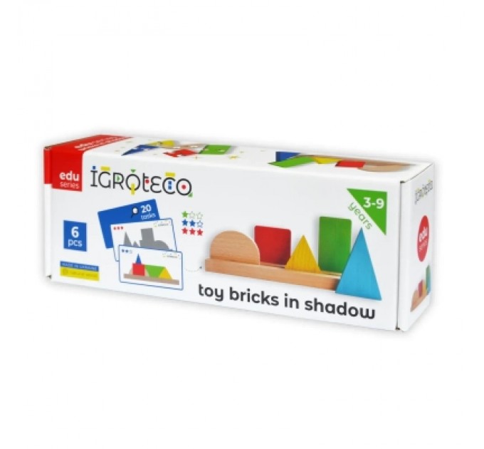 Ігротеко Розвиваюча іграшка Ігротеко деревяна Фігури і тіні (900606)