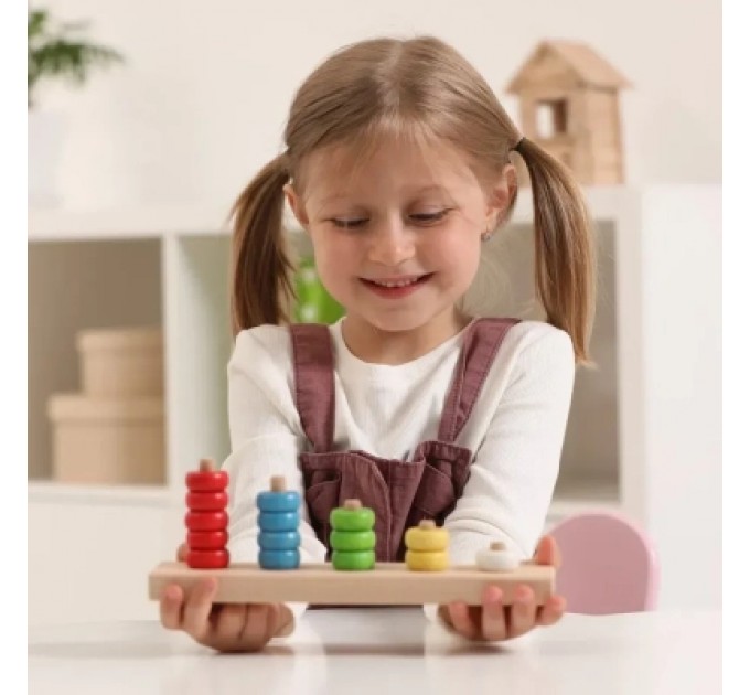 Ігротеко Розвиваюча іграшка Ігротеко Рахівничка-пірамідка (900439)