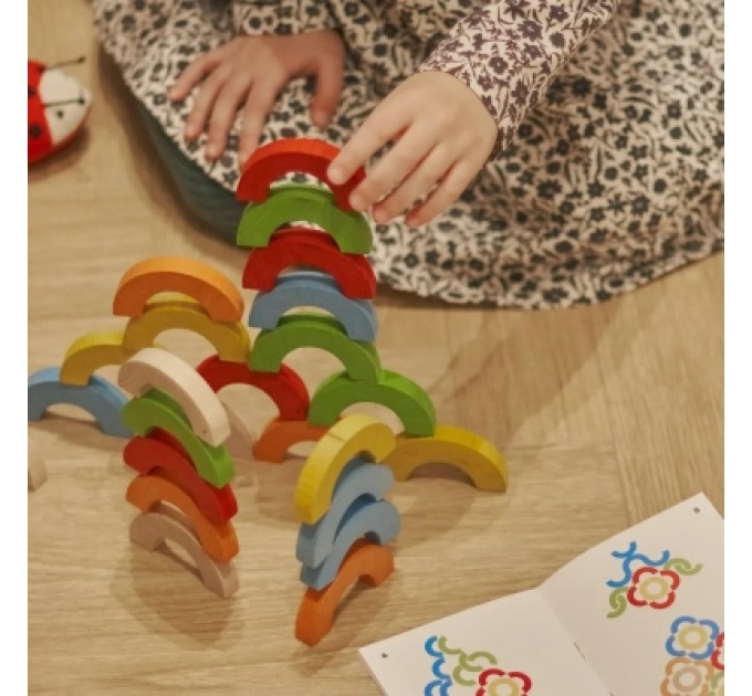 Ігротеко Розвиваюча іграшка Ігротеко Мозаїка ВЕСЕЛКОВІ ДУГИ 24 елементів (900507)