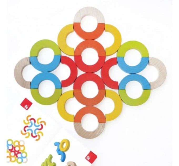 Ігротеко Розвиваюча іграшка Ігротеко Мозаїка ВЕСЕЛКОВІ ДУГИ 24 елементів (900507)