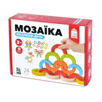 Розвиваюча іграшка Ігротеко Мозаїка ВЕСЕЛКОВІ ДУГИ 24 елементів (900507)