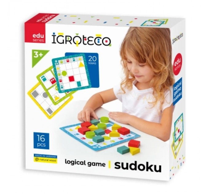 Ігротеко Розвиваюча іграшка Ігротеко Судоку Геометричні фігури (900514)