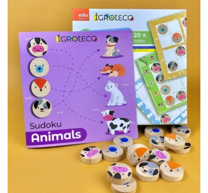 Розвиваюча іграшка Ігротеко Судоку Тварини (900705)