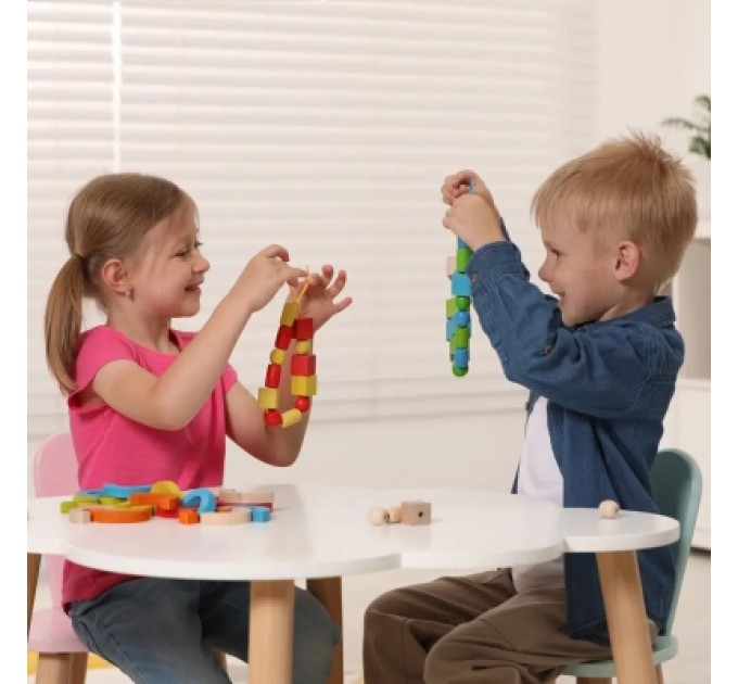 Ігротеко Розвиваюча іграшка Ігротеко шнурівка для малюків Геометрика (900019)