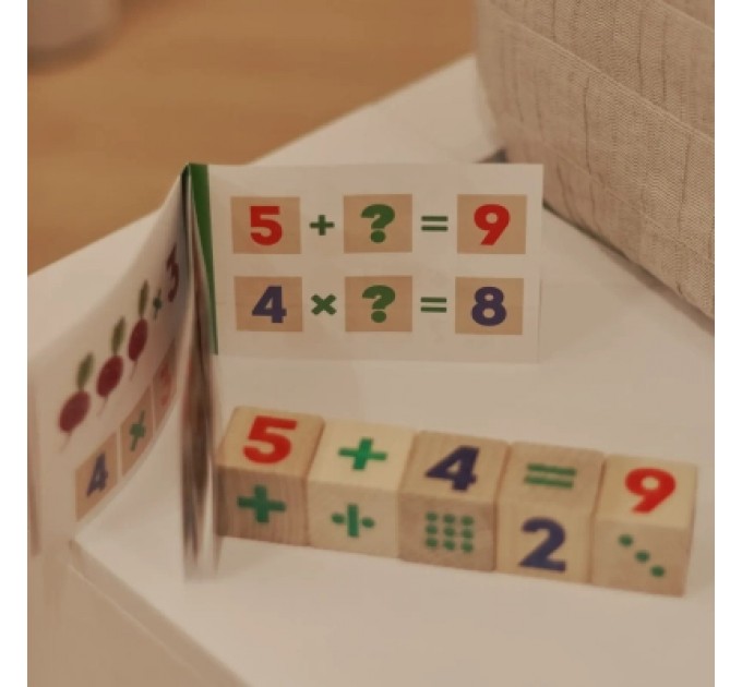 Ігротеко Кубики Ігротеко дерев'яні Математика (900736)