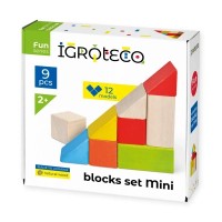 Кубики Ігротеко логічні кольорові 9 шт (900163)