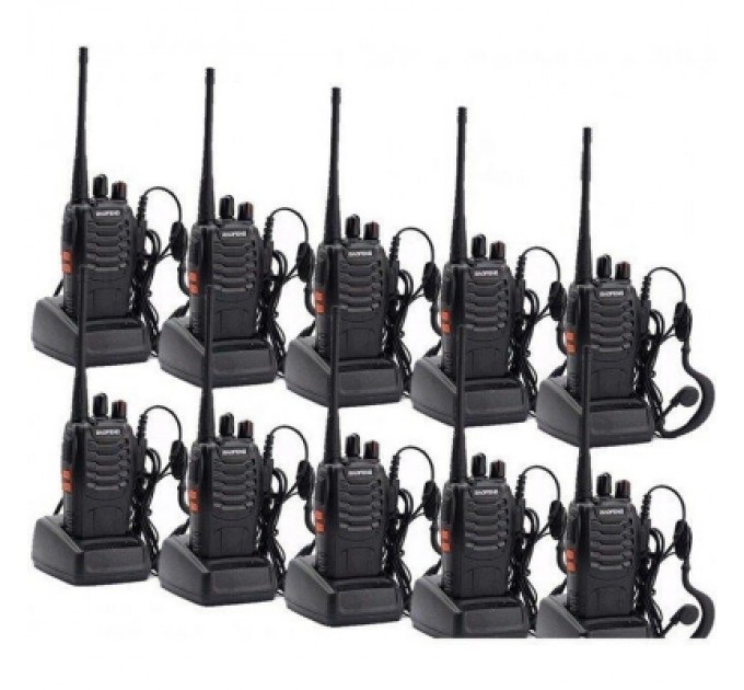 Baofeng Портативна рація Baofeng BF-888S Ten Pack комплект 10 шт (2200000758941)