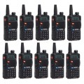 Baofeng Портативна рація Baofeng UV-5R Black Ten Pack комплект 10 шт (2200000758972)