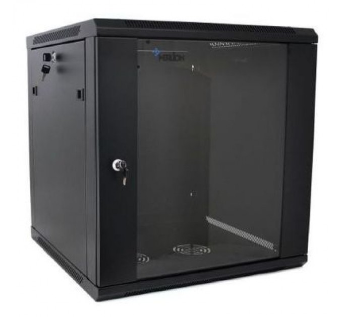 Шафа настінна Merlion 27U 19" 600*600mm (Ш*Г)мм, black (Ml3-6627)