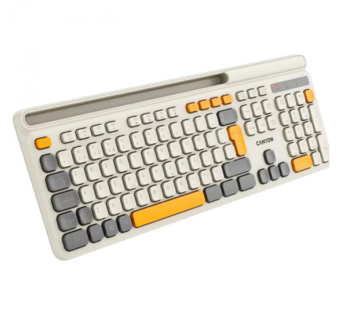 Клавіатура Canyon HKB-W03 Wireless UA Beige (CNS-HKBW03BG)