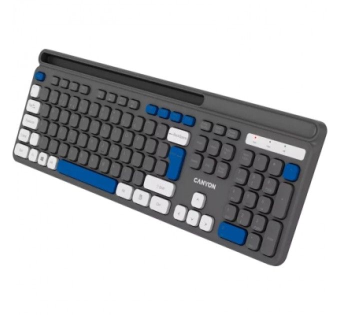 Canyon Клавіатура Canyon HKB-W03 Wireless UA Grey (CNS-HKBW03DG)