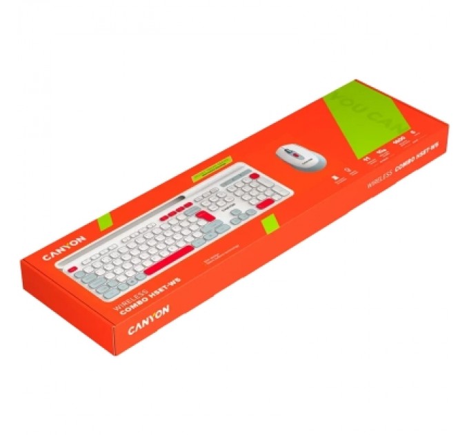 Canyon Комплект Canyon HSET-W5 Wireless UA White (CNS-HSETW5WT)