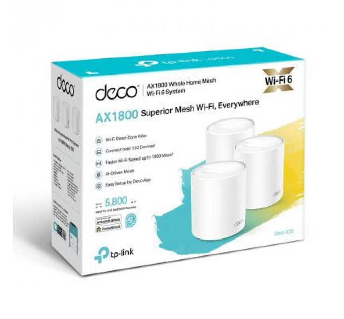 Маршрутизатор TP-Link DECO-X20-3-PACK