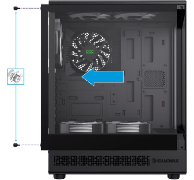 Gamemax Корпус Gamemax Vista COC AB