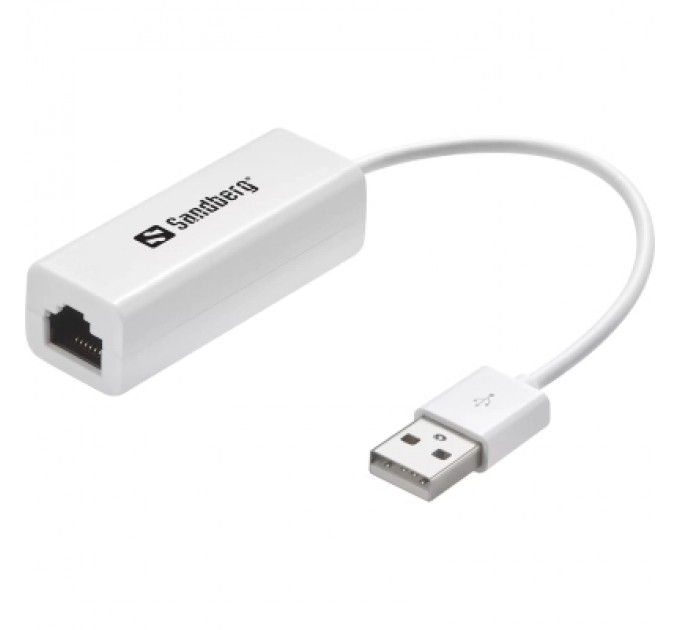 Sandberg Перехідник USB 2.0 Type-A to Ethernet RJ45 100Mb Sandberg (133-78)