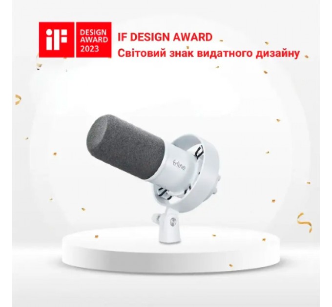 Мікрофон Fifine T688W USB/XLR White (T688W)