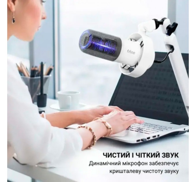 Мікрофон Fifine T688W USB/XLR White (T688W)