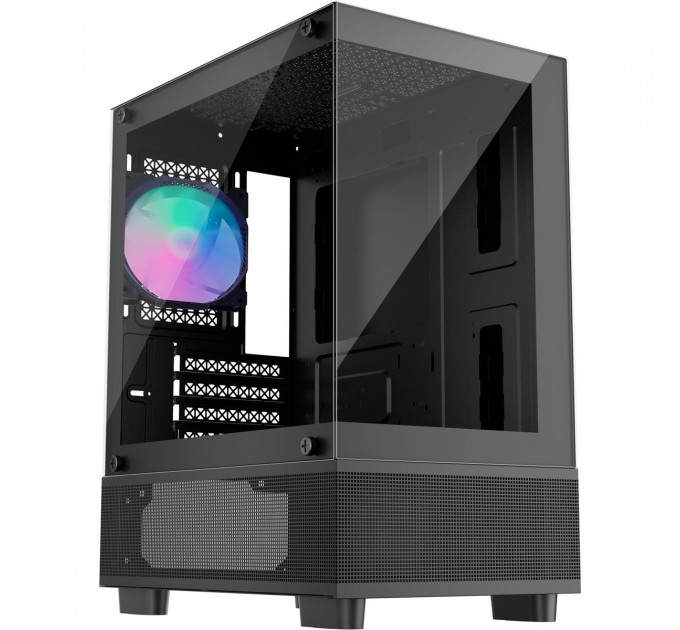 1stPlayer Корпус 1stPlayer Mi2-A-BK-2F7R-1F7 Black без БЖ