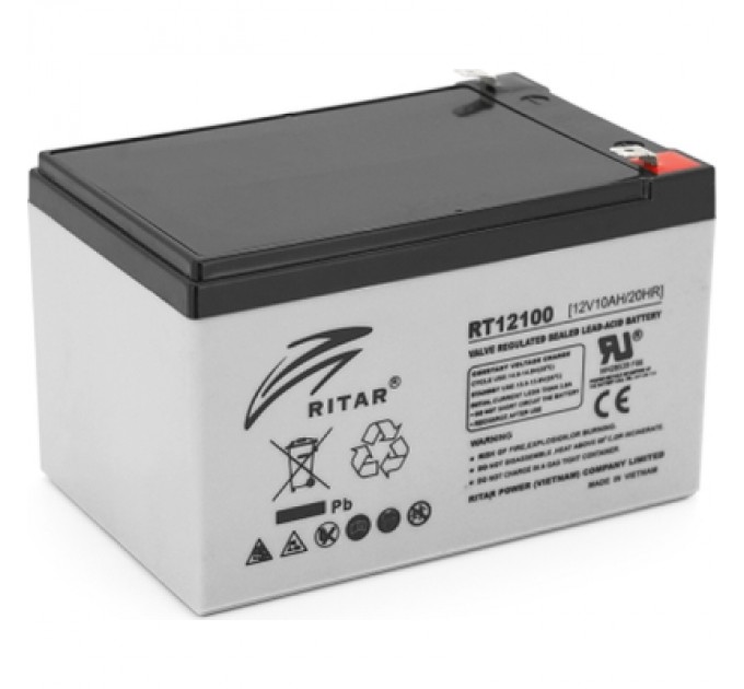 Батарея до ДБЖ Ritar AGM RT12100, 12V-10Ah (RT12100)