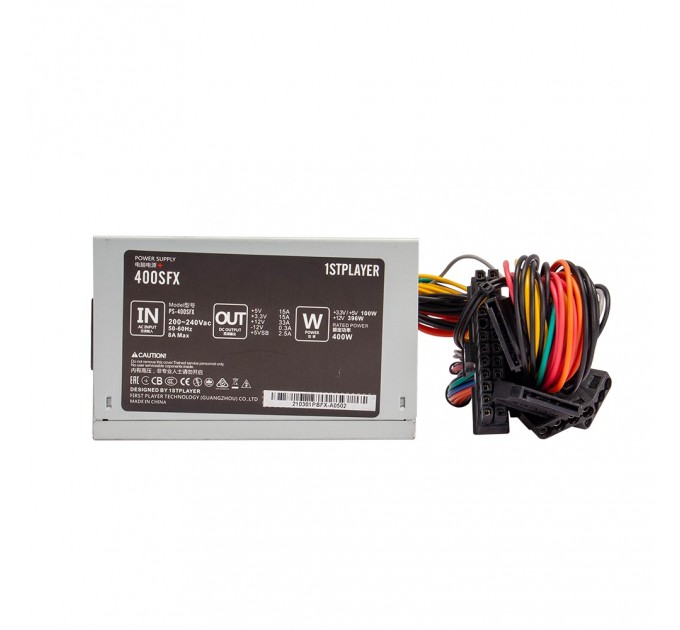 1stPlayer Блок живлення 1stPlayer PS-400SFX APFC (C1-SFX-400-SV-EU) 400W bulk