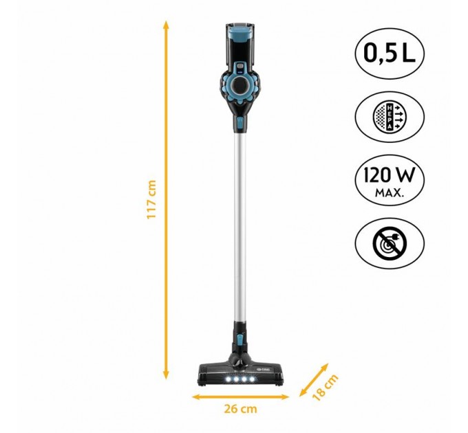 First Акумуляторний пилосос First FA-5541-4-BL
