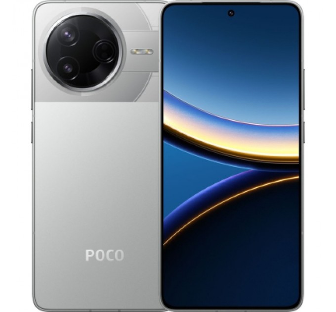 Xiaomi Мобільний телефон Xiaomi Poco F7 Pro 12/256GB Silver (1135343)