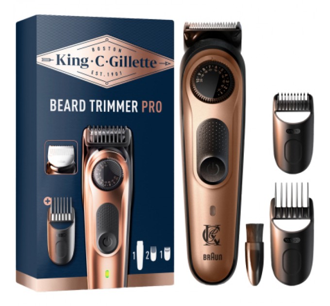 Тример Gillette King C. Beard Trimmer Pro Для бороди (8700216659659)