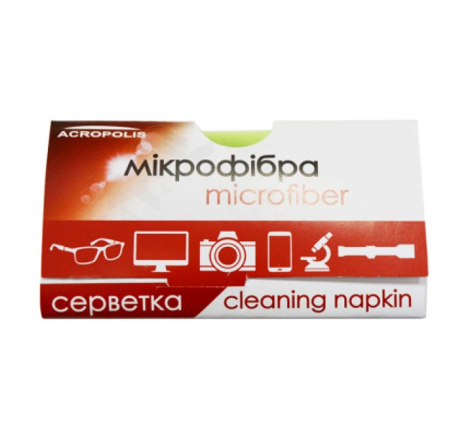 Серветки Acropolis A-90/07 microfiber 19*17см random color, поштучно (A90-07)