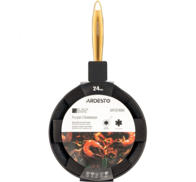 Ardesto Сковорода Ardesto Black Mars Sparkle 24 см (AR1924BM)