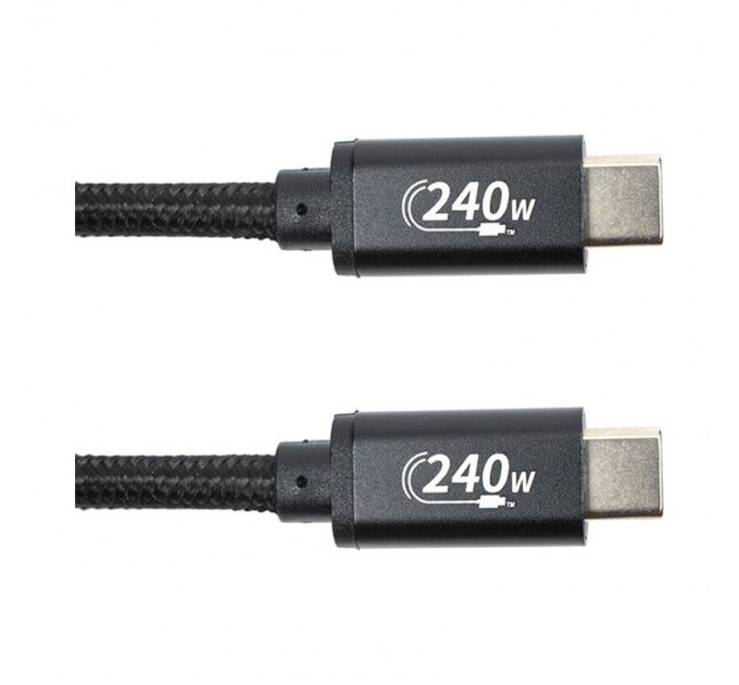San Guan Кабель San Guan USB Type-C - USB Type-C (M/M) PD 240W, 3м, Black (CA914128)