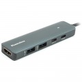 Blueendless Концентратор USB Type-C Blueendless Grey (CA913435)