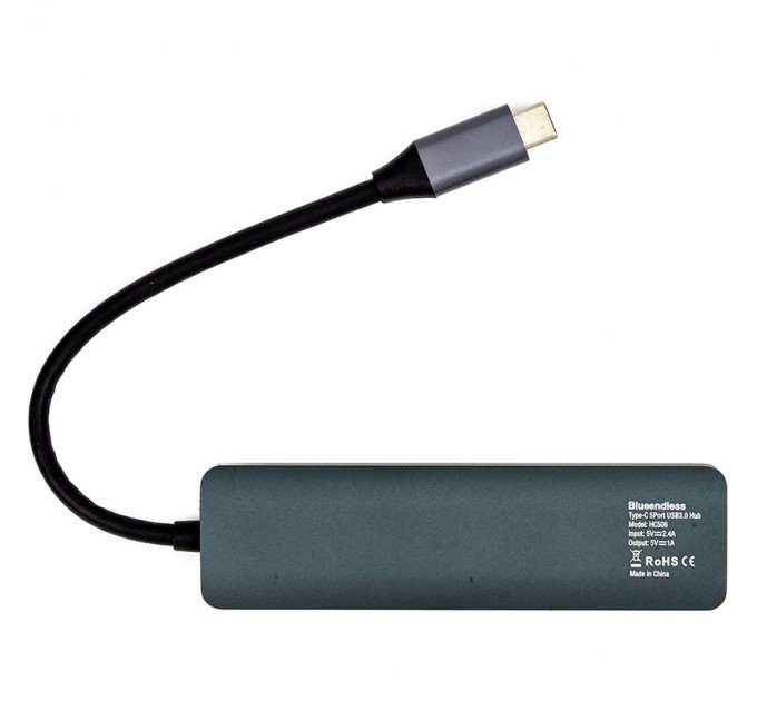 Blueendless Концентратор USB Type-C Blueendless Grey (CA913435)