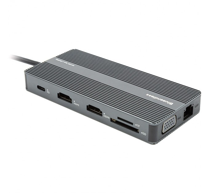 Blueendless Концентратор USB Type-C Blueendless Space Grey (CA913886)