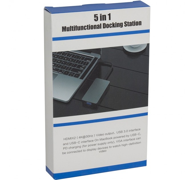 HiSmart Концентратор USB Type-C HiSmart Grey (CA913879)