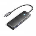 Orico Концентратор USB Type-C Orico PAPW Series PAPW2AC-C3-015-BK-EP Black (CA914210)