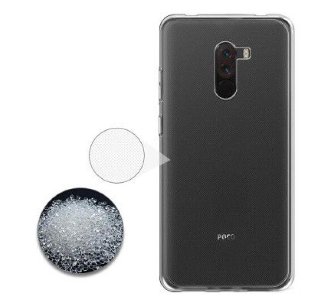 Laudtec Чохол до мобільного телефона Laudtec для Xiaomi Pocophone F1 Clear tpu (Transperent) (LC-XPF1)