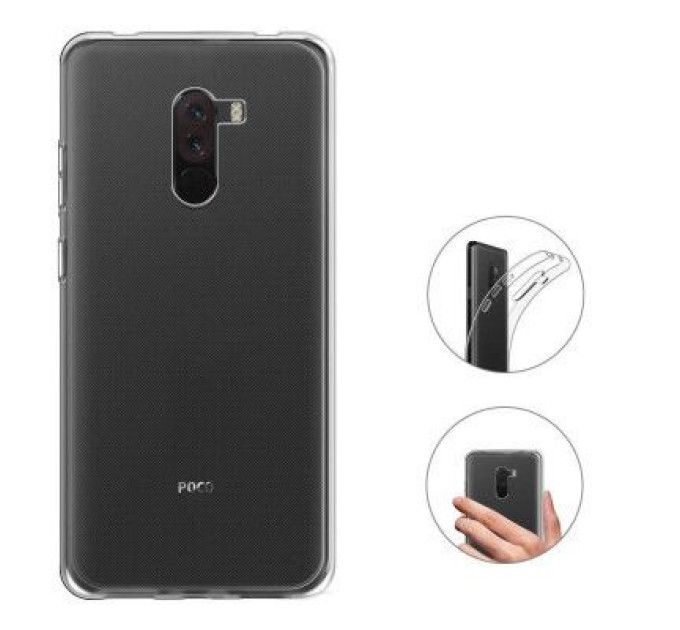 Laudtec Чохол до мобільного телефона Laudtec для Xiaomi Pocophone F1 Clear tpu (Transperent) (LC-XPF1)
