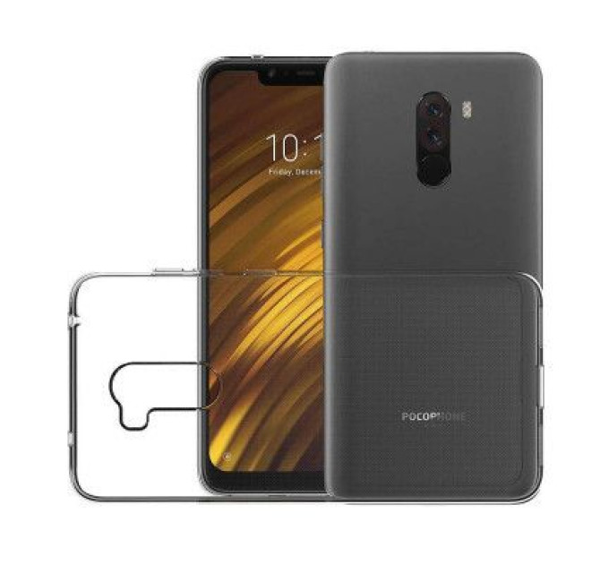 Laudtec Чохол до мобільного телефона Laudtec для Xiaomi Pocophone F1 Clear tpu (Transperent) (LC-XPF1)