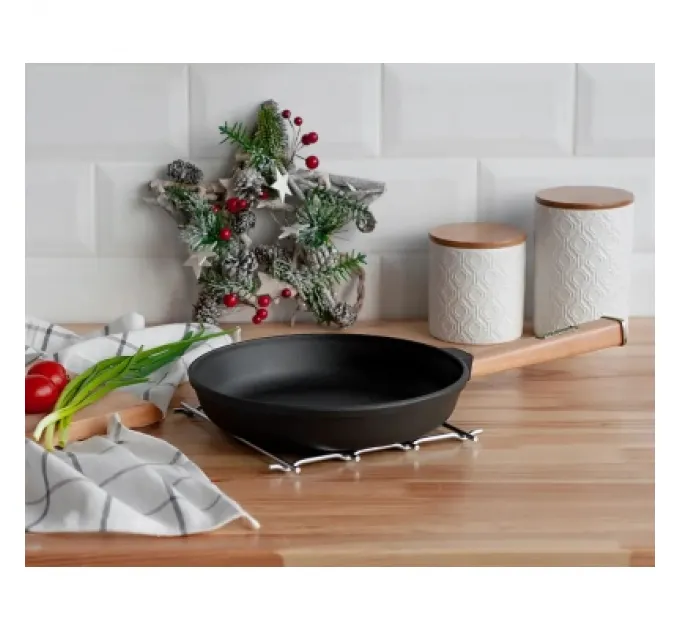 Brizoll Сковорода Brizoll Optima чавунна з ручкою 260х40 мм (O2640-P)